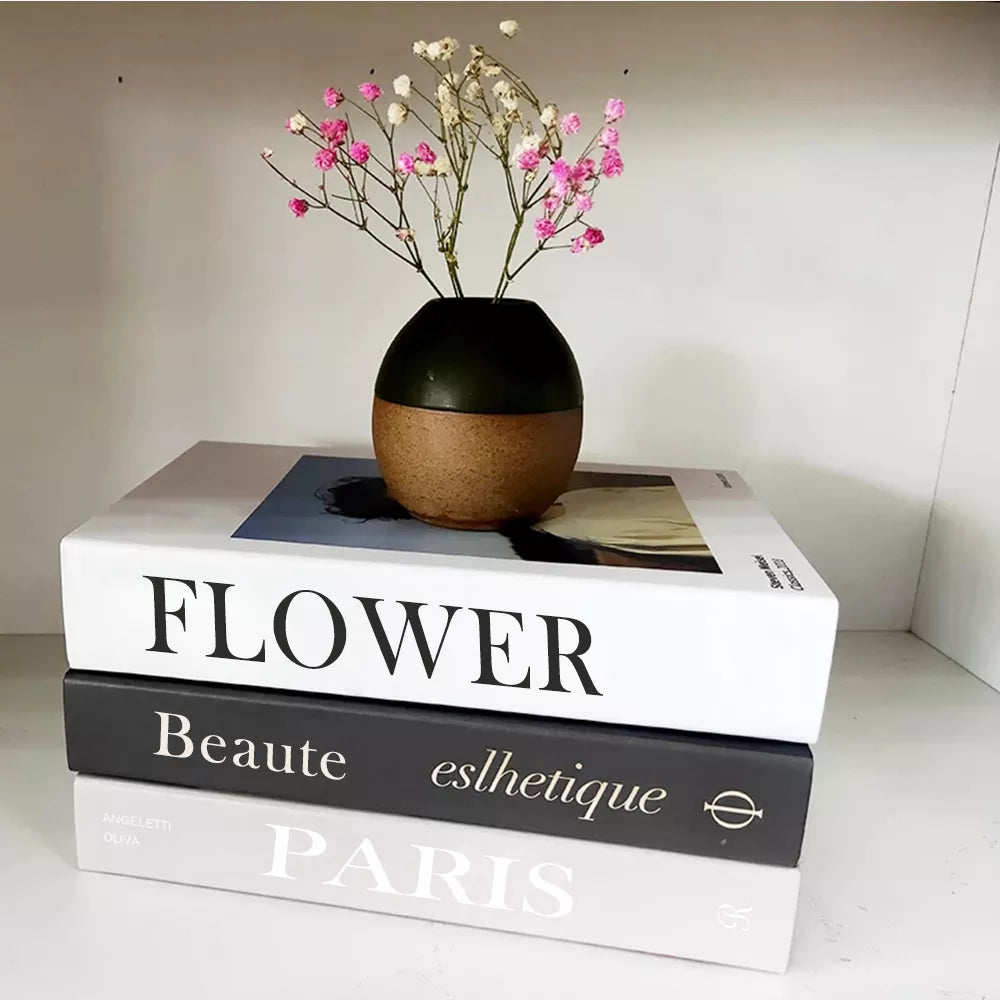 Livros minimalistas para decoração